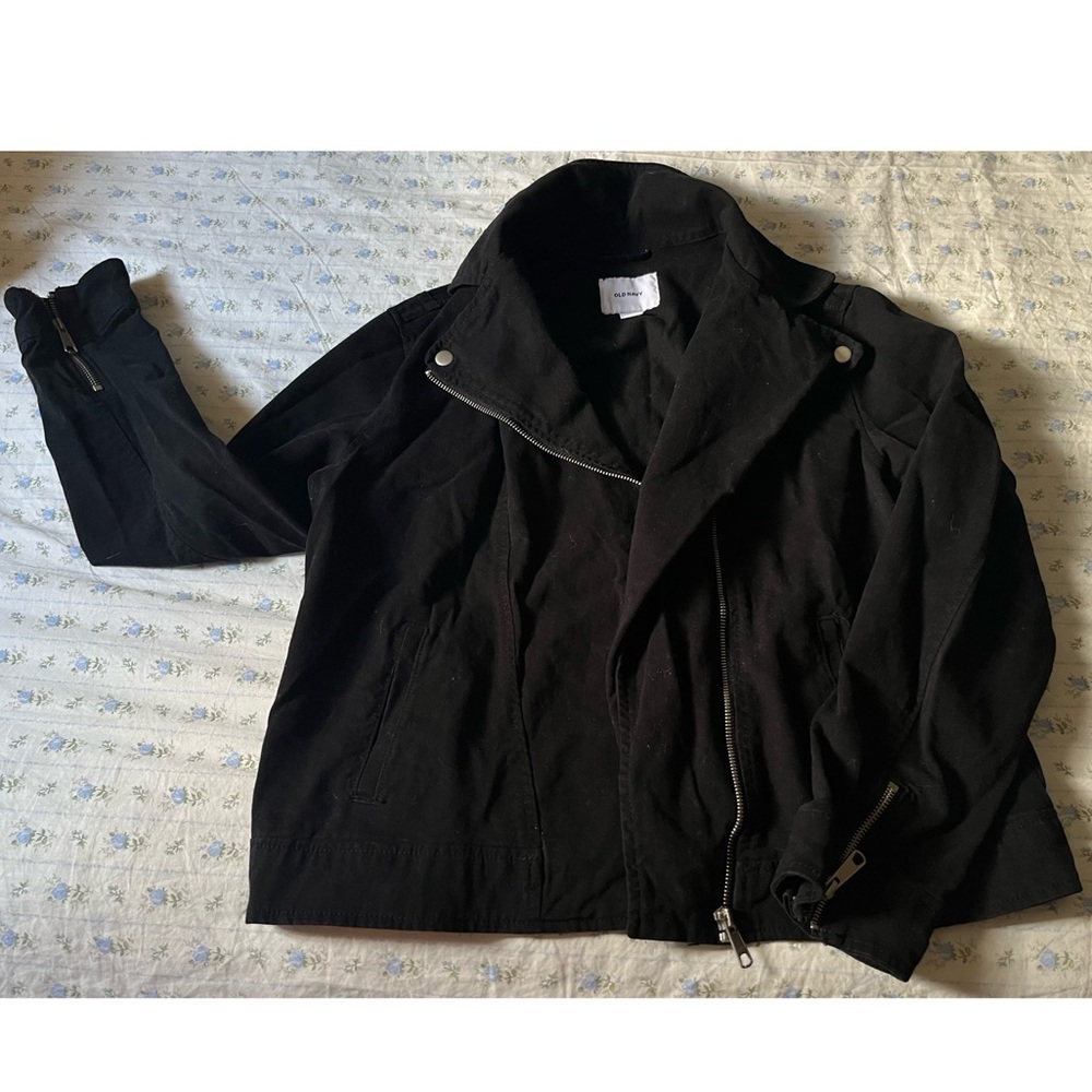 Black Zip-Up Jacket